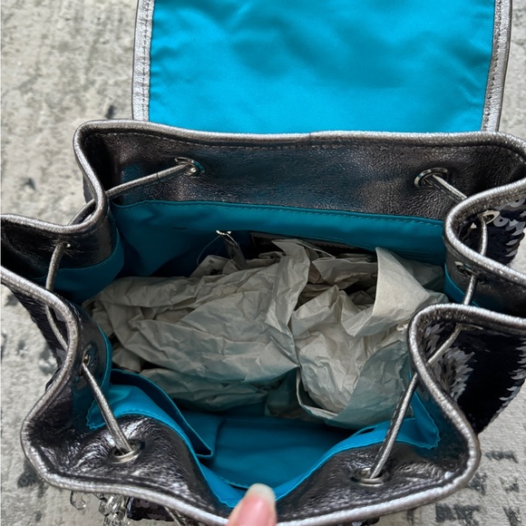 Y2K Coach Limited Edition Poppy Sequin Backpack NWT - Picture 7 of 12